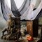 8-Pack Halloween Creepy Cloth Decorations – Large 72" x 30" Spooky Gauze (Black & White), Stretchy Spider Web Fabric for Haunted House, Party Decor & Indoor/Outdoor Scary Displays